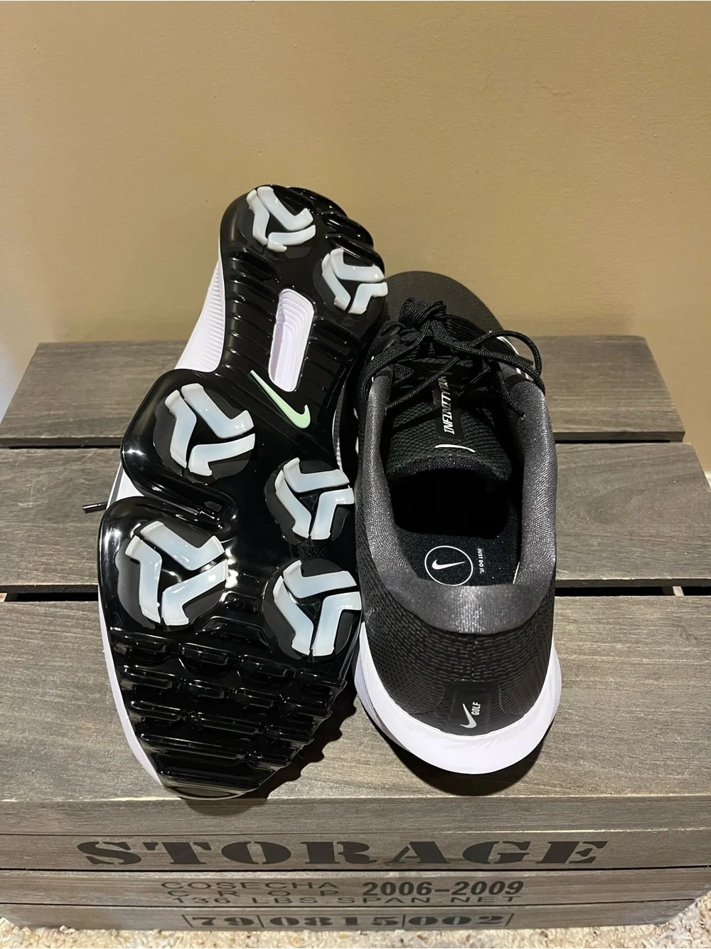 Nike Air Zoom Infinity Tour Next% 2 Golf Shoes/Blk/Wht-Sz Mn 10/Wm 11.5 NWOB